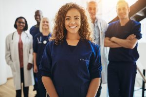 Smiling female doctor 